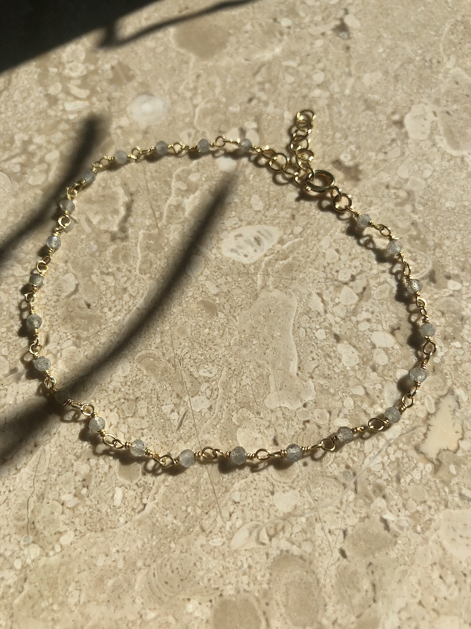 Bransoletka z mini labradorytem
