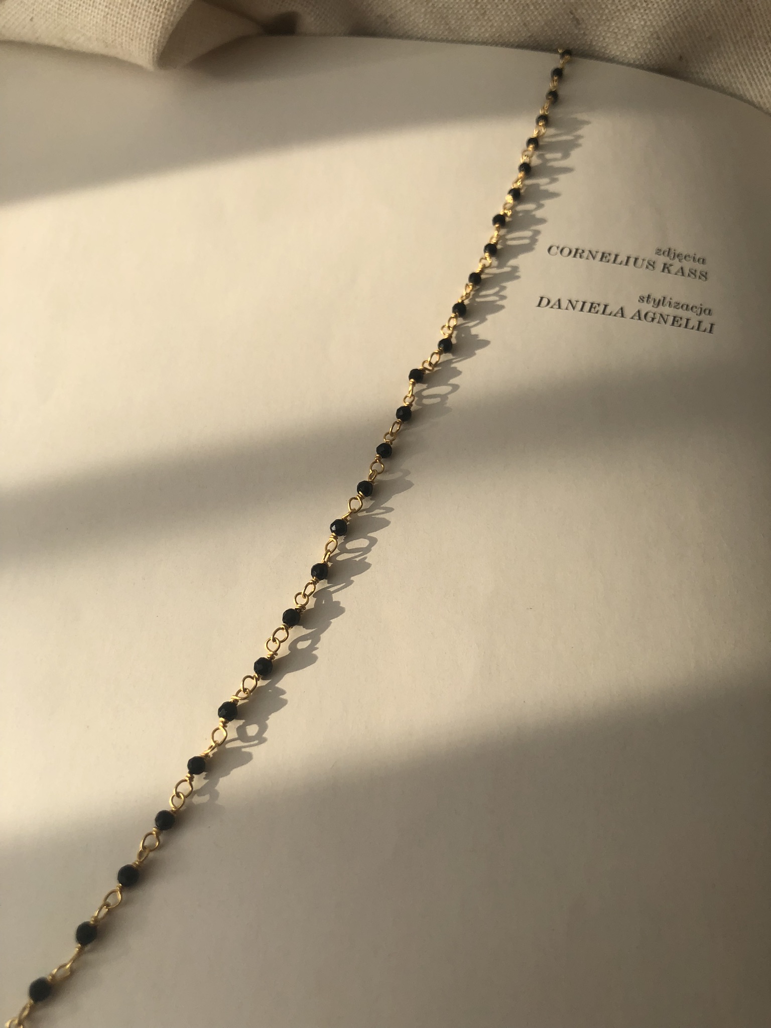 Naszyjnik choker mini spinel