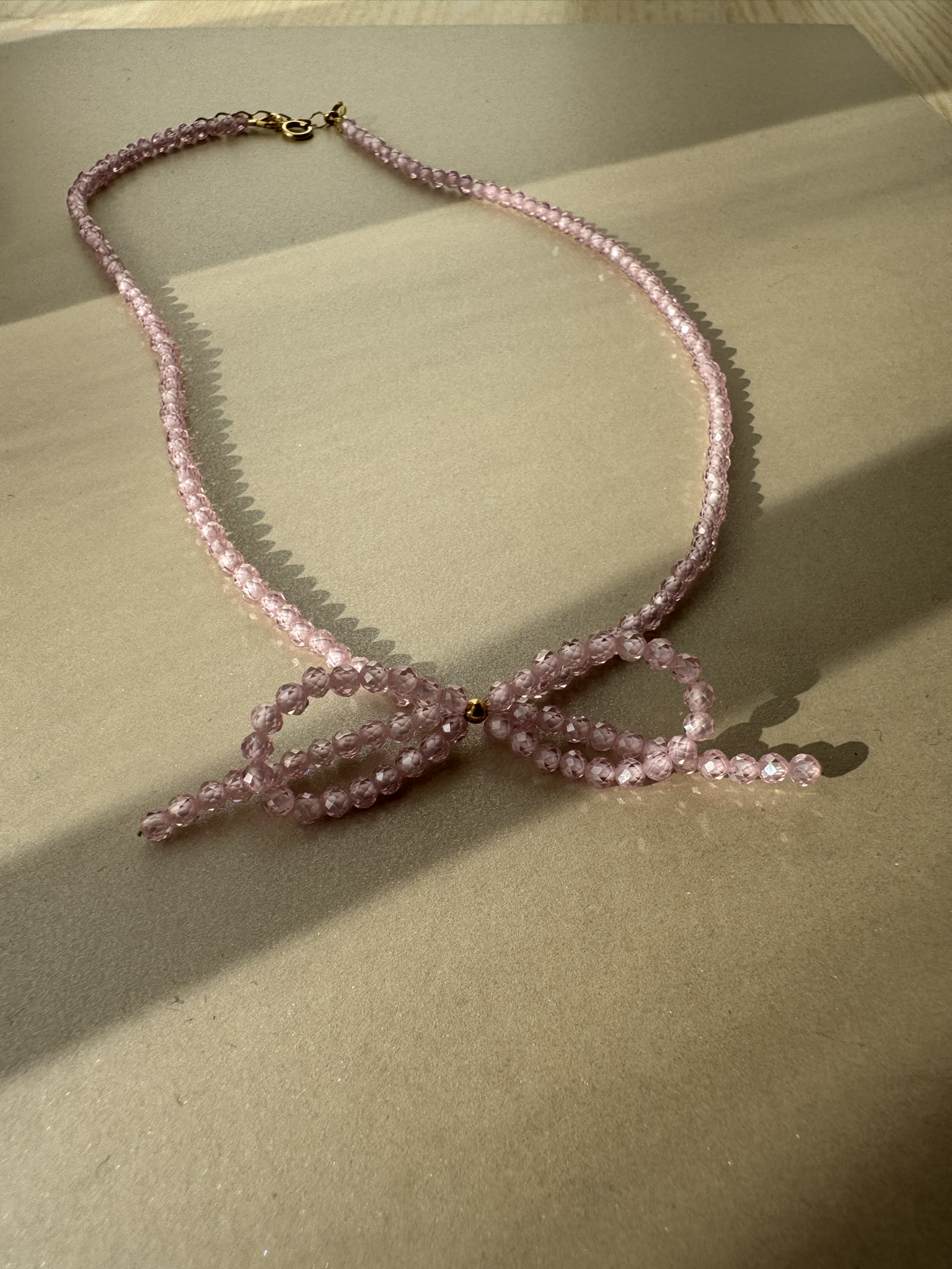 Naszyjnik Pink Bow
