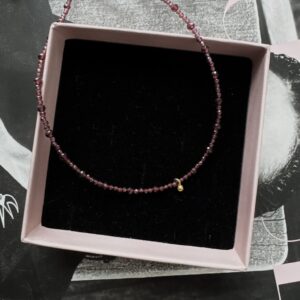 Naszyjnik choker Midnight Ruby