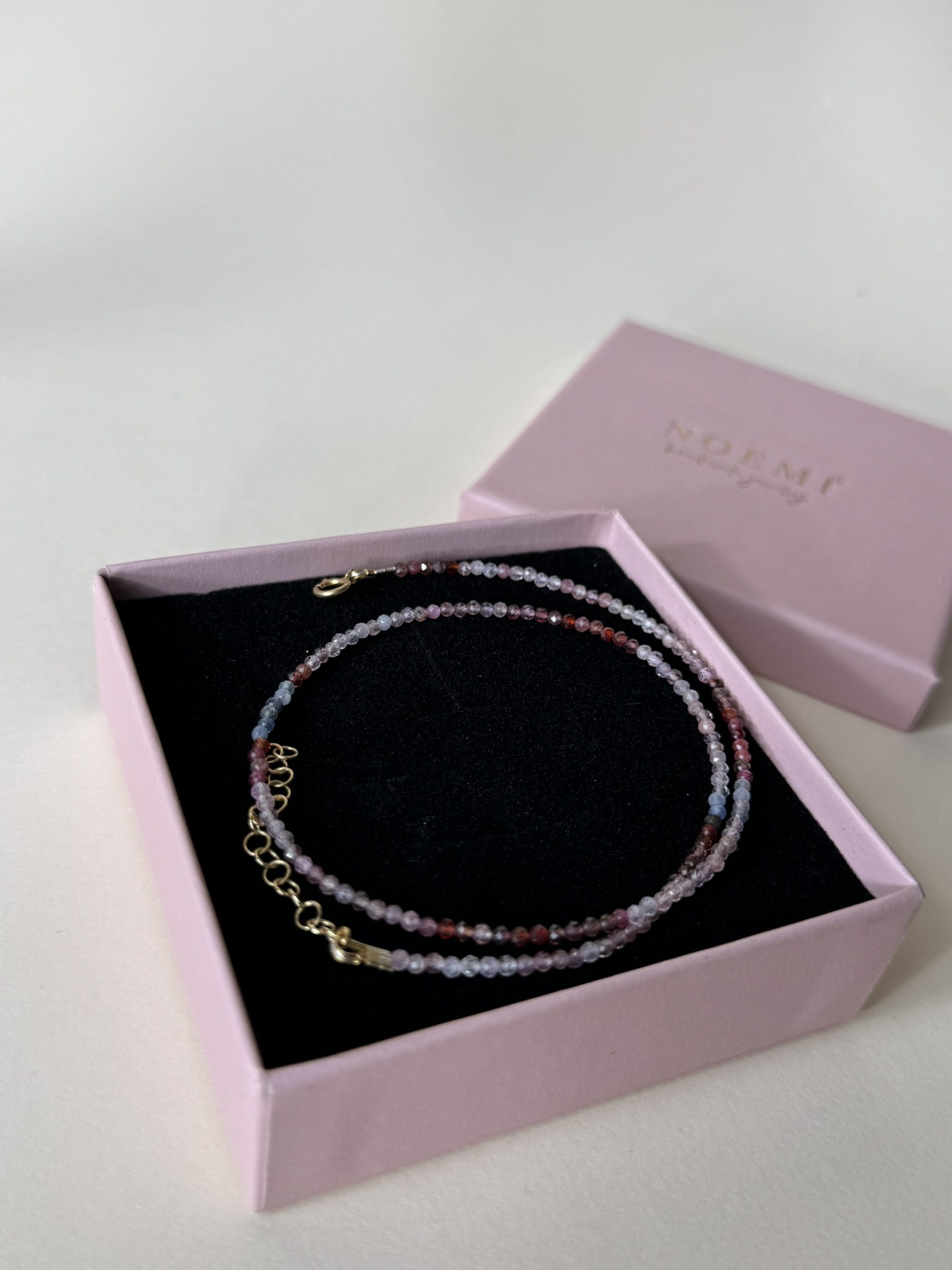 Naszyjnik choker Twilight Spinel - obrazek 3