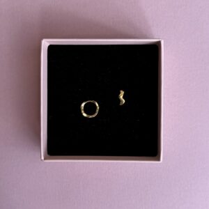 Kolczyki Wave Hoops