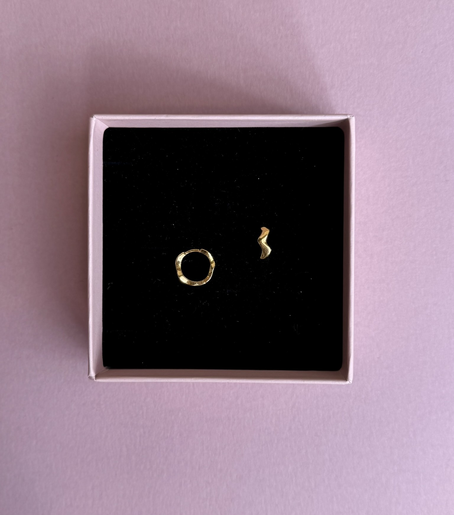 Kolczyki Wave Hoops