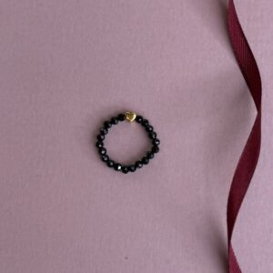 Pierścionek Black Heart